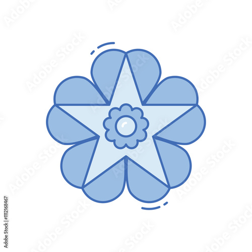 Morning glory vector icon