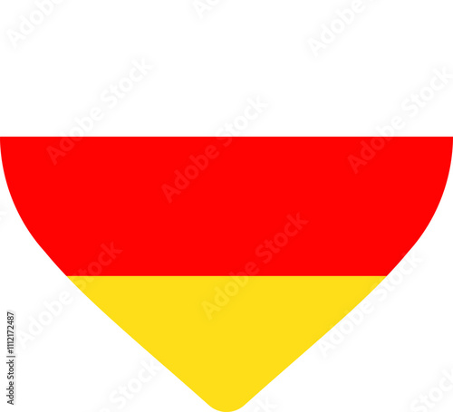 Heart Icon on South Ossetia Flag Free Download Heart Icon on South Ossetia Flag - GFXLoad