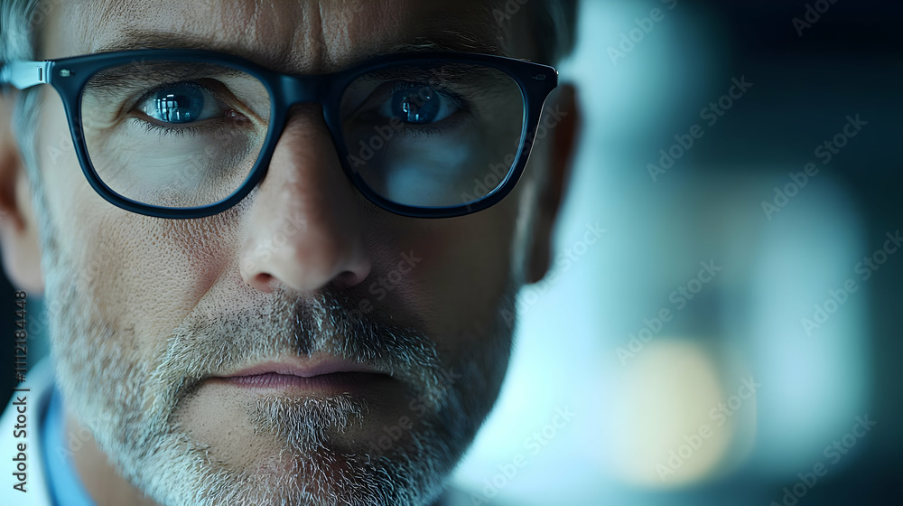 Closeup Realistic Portrait of Man Closeup Realistic Portrait of Man
