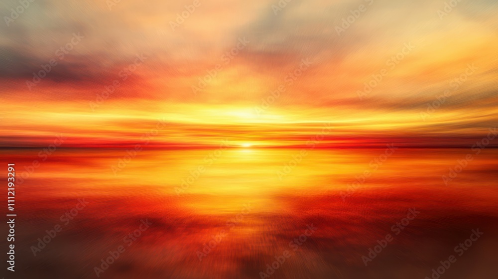 Abstract artwork of a fiery sunset with warm red, orange, and yellow hues blending together to create a breathtaking horizon , sunset Abstract artwork of a fiery sunset with warm red, orange, and yellow hues blending together to create a breathtaking horizon , sunset