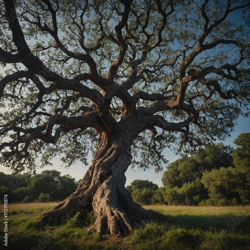 Tree of Wishes: Imagine a mystical tree that grants one wish to those who climb to its top. What challenges guard the way, and what wish would someone risk everything for? photo