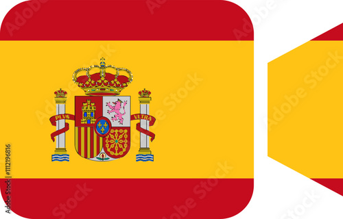 Spain flag on Video Call