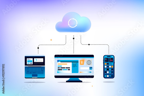 Cloud storage. Data exchange.