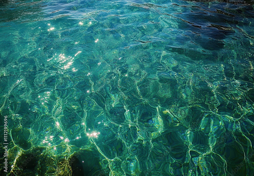 Tranquil Aquatic Scene with Sparkling Water Surface and Sunlight Reflection, Invoking Calmness and Serenity in Nature's Beautiful Water Landscape Tranquil Aquatic Scene with Sparkling Water Surface and Sunlight Reflection, Invoking Calmness and Serenity in Nature's Beautiful Water Landscape