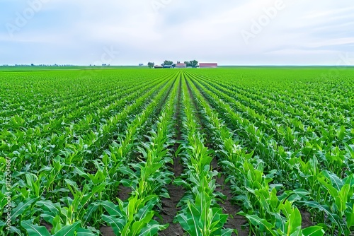 Managing and overseeing spring agricultural crops with a drone in the agro-industry.