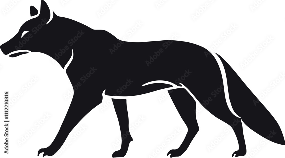 wolf silhouette vector wolf silhouette vector