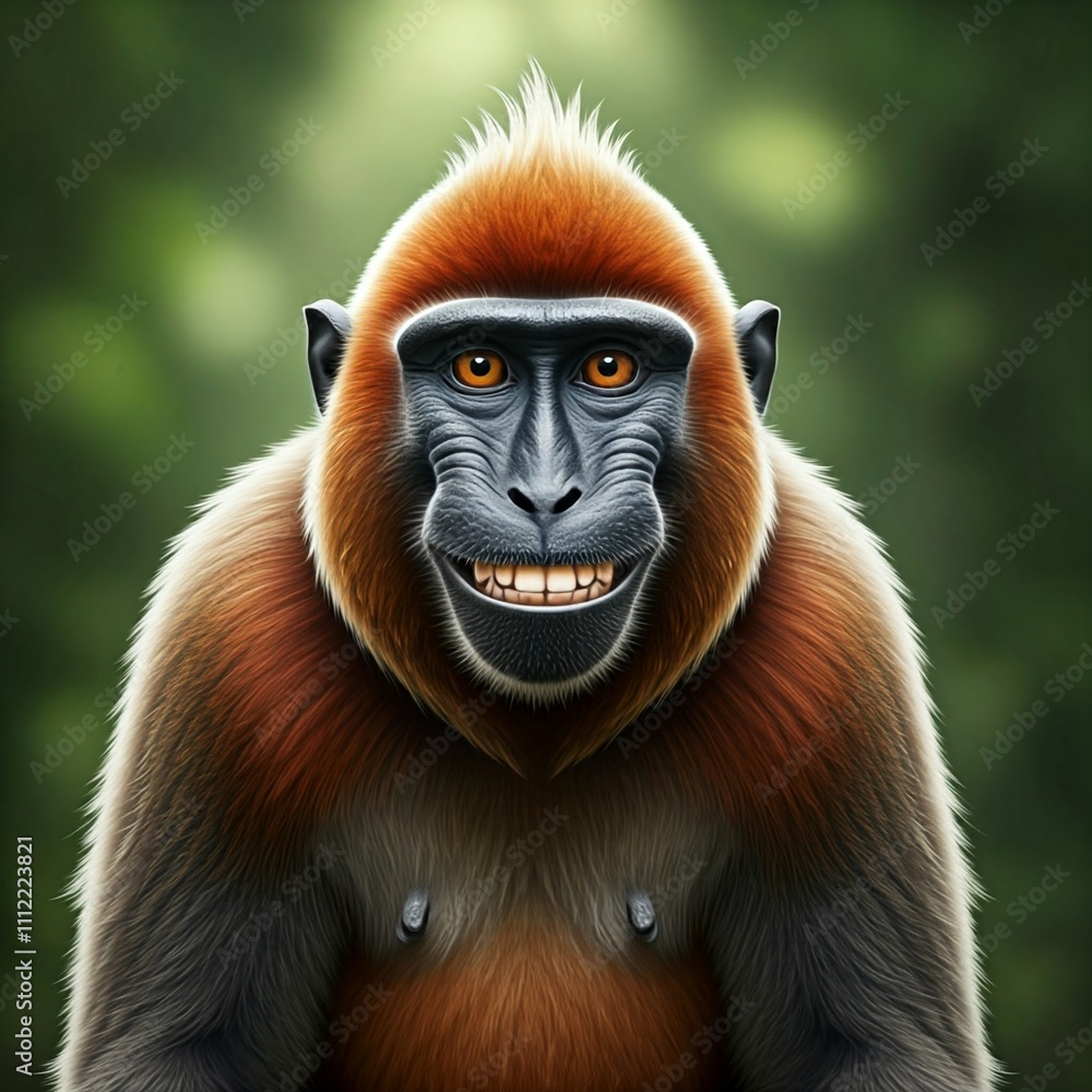 Obraz premium smiling monkey