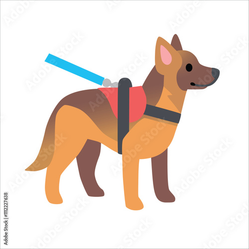 Dog Vector Icon - Isolated faithful and Beloved Pet Canine