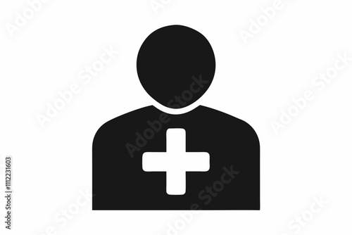 Minimalist Healthcare Logo Design ,Medical care icon. Outline medical care vector icon. photo