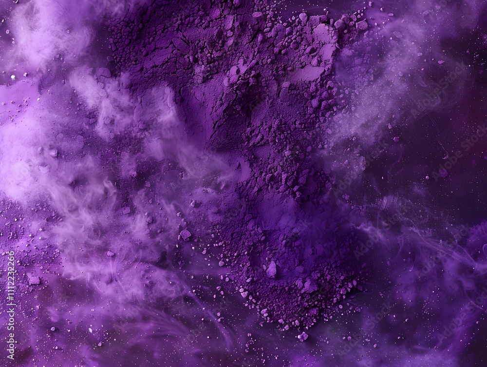 Fototapeta premium A textured, abstract background featuring shades of purple and cloud-like formations.