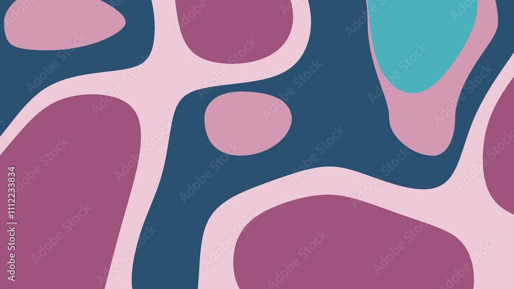Dynamic abstract design showcasing smooth, flowing organic shapes in soft pink, navy, and turquoise. Perfect for branding and modern artwork. Dynamic abstract design showcasing smooth, flowing organic shapes in soft pink, navy, and turquoise. Perfect for branding and modern artwork.