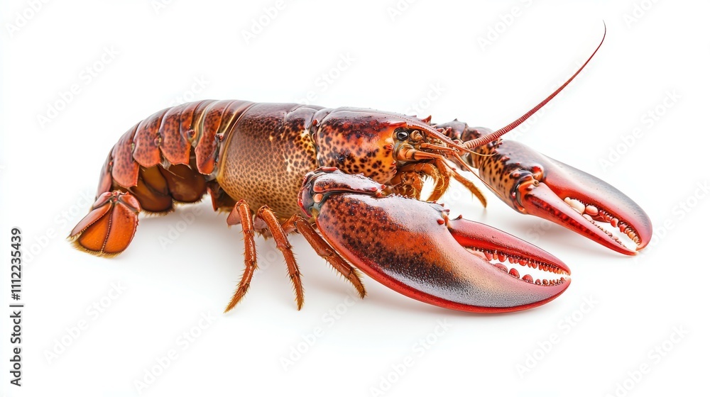 Fresh lobster seafood isolated on white background Fresh lobster seafood isolated on white background