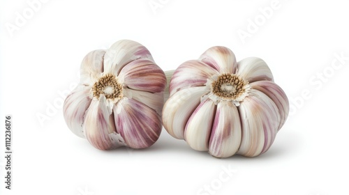 Garlic isolated on white background