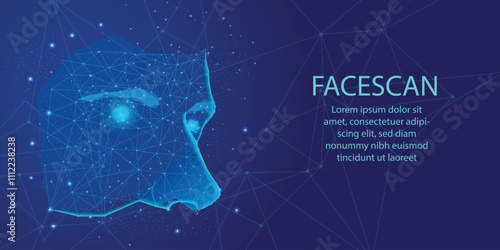 Artificial Intelligence Concept with Glowing Neural Lines