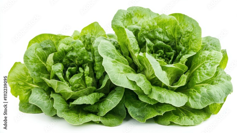 Green butterhead lettuce cabbage isolated on white background Green butterhead lettuce cabbage isolated on white background