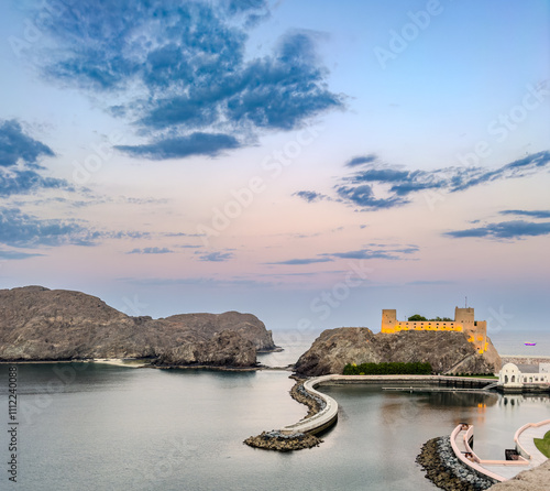 Ocean view in Mutrah, Muscat, Oman photo