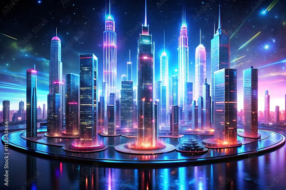 Technological Background - Futuristic Digital Design with Modern Tech Elements Technological Background - Futuristic Digital Design with Modern Tech Elements