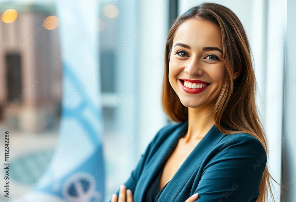 a portrait of a young woman with long brunette hair. a portrait of a young woman with long brunette hair.