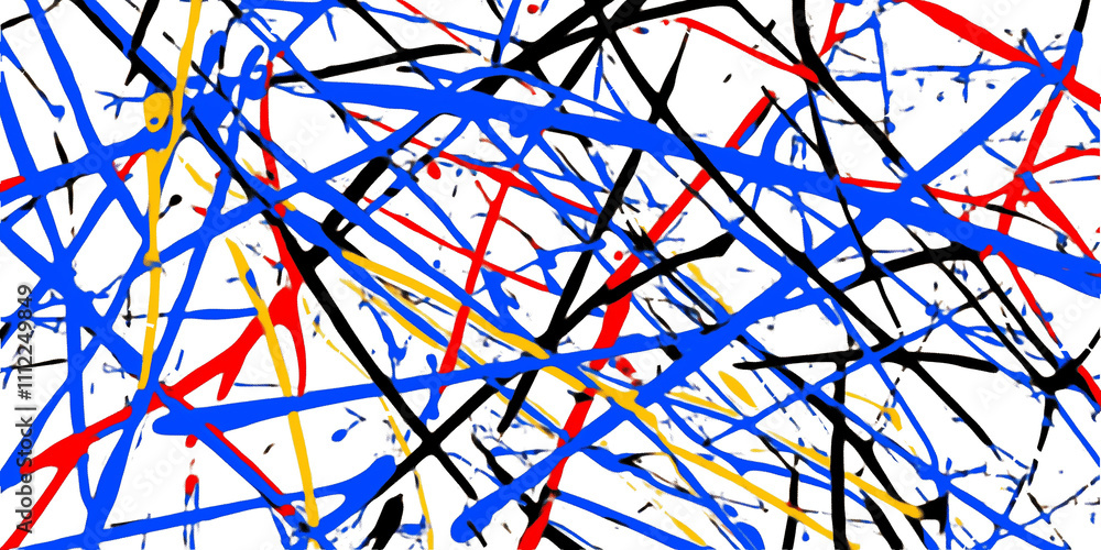 Dynamic abstract art composition featuring colorful drips and lines, creating a visually striking and energetic artwork Dynamic abstract art composition featuring colorful drips and lines, creating a visually striking and energetic artwork