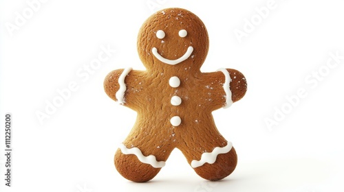 ingerbread man isolated on white background