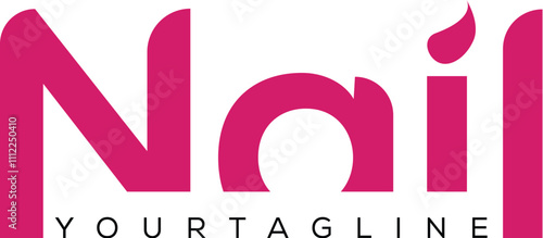 Nails logo design for your brand