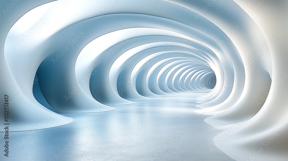 Naklejka premium Fluid tunnel design