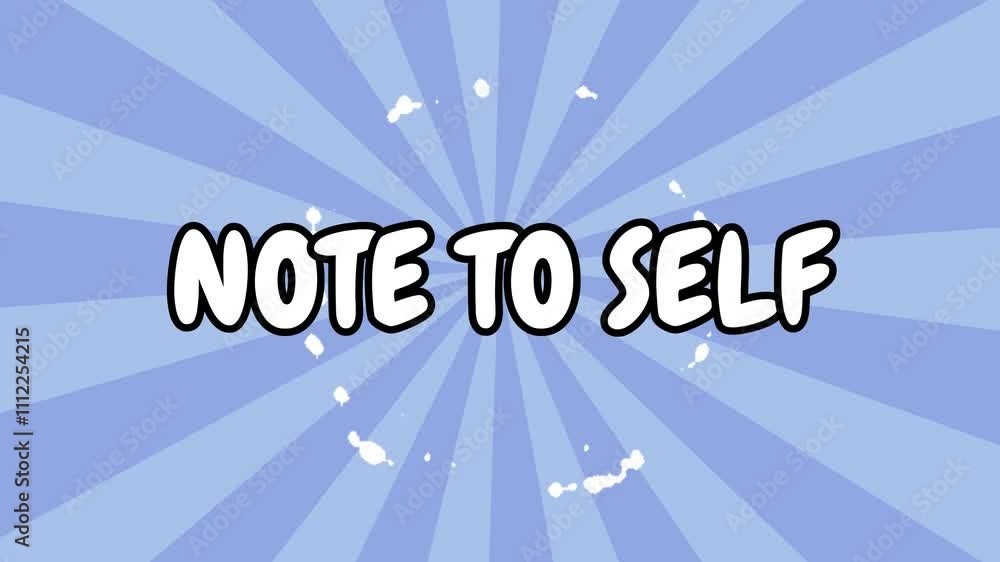 Note to self cute animation playful template video card for positive affirmations and self-reflection themes Note to self cute animation playful template video card for positive affirmations and self-reflection themes