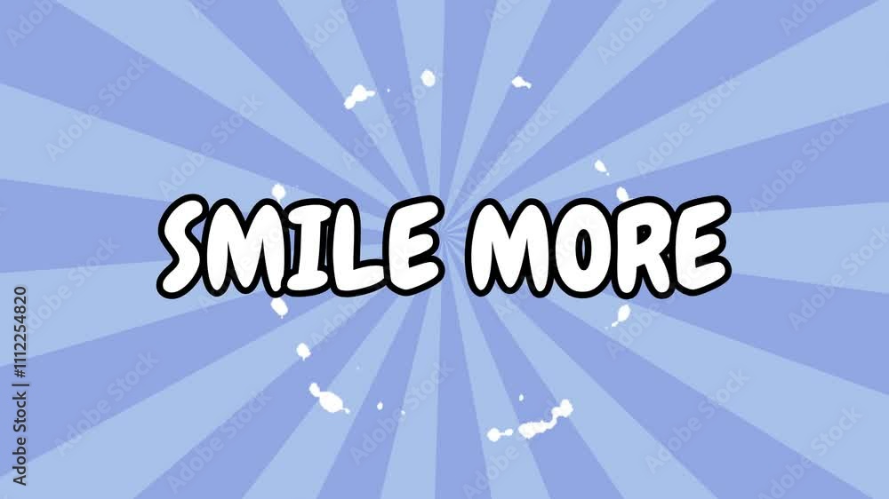 Smile more cute animation playful template video card for positive messaging and motivation Smile more cute animation playful template video card for positive messaging and motivation