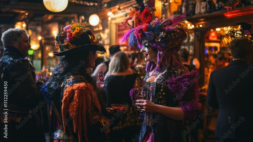Carnival Masquerade Ball in a Pub Carnival Masquerade Ball in a Pub