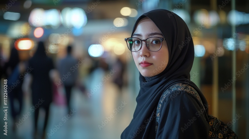 Portrait of a Woman in a Hijab Portrait of a Woman in a Hijab