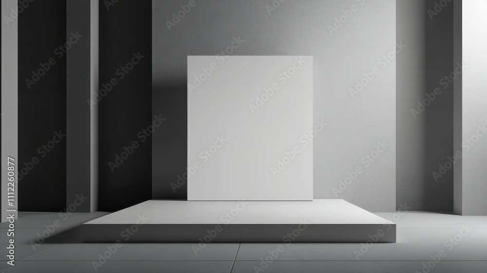 Modern exhibition stand with blank background for branding and presentations. Modern exhibition stand with blank background for branding and presentations.
