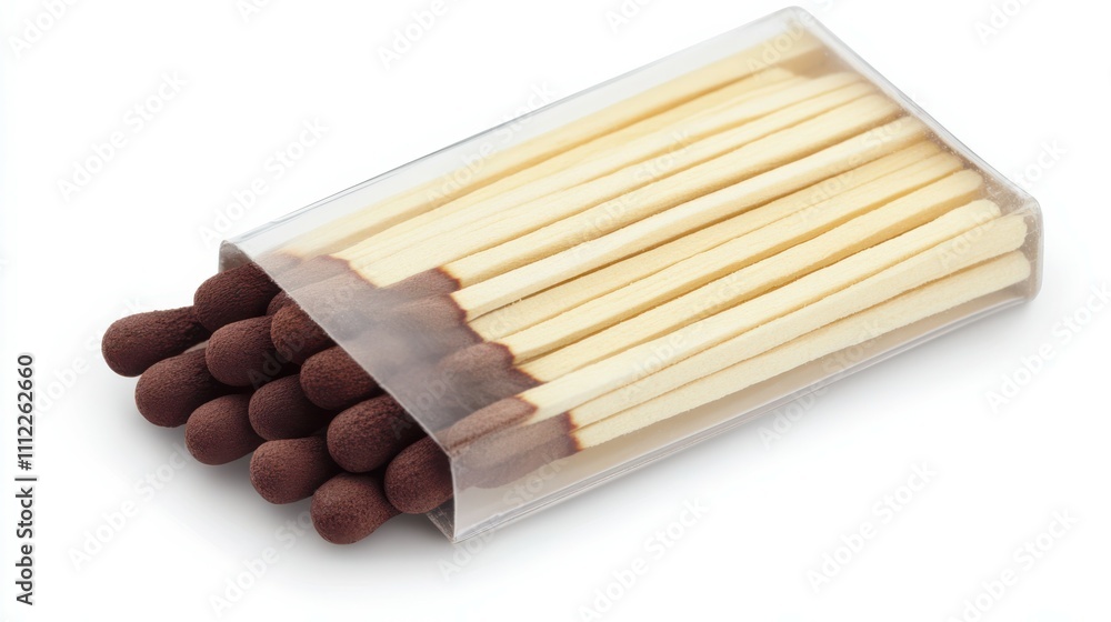 Pack of matches isolated on white background Pack of matches isolated on white background
