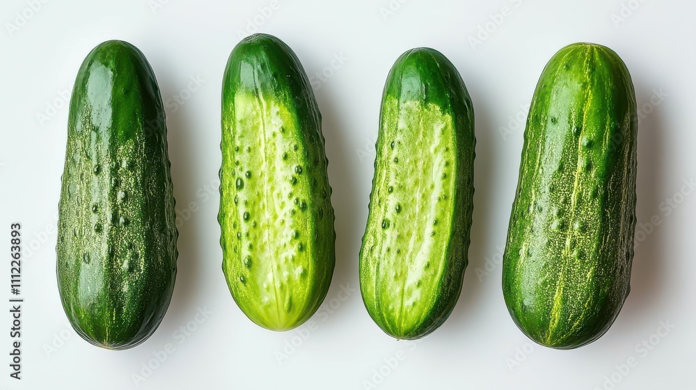 Pickles isolated on white background Pickles isolated on white background
