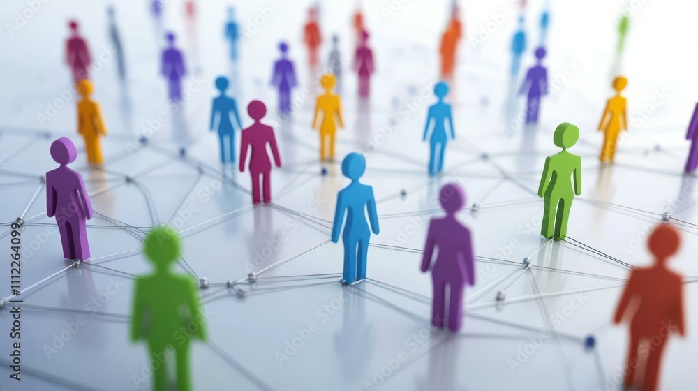 professional social network concept connected human figures representing business relationships and networking professional social network concept connected human figures representing business relationships and networking