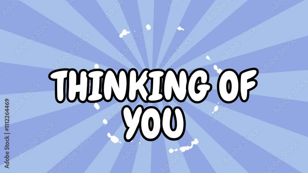 Thinking of you beautiful animation playful template video card for thoughtful greetings and seasonal messages Thinking of you beautiful animation playful template video card for thoughtful greetings and seasonal messages