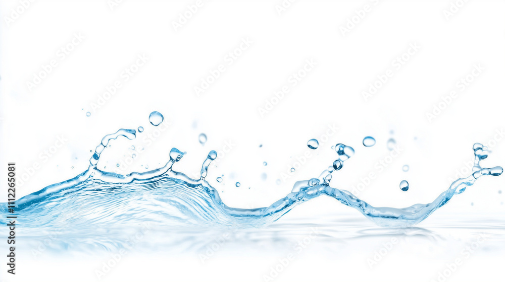 water splash isolated on white water splash isolated on white