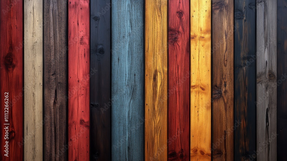 Colorful Vertical Wooden Planks Background Texture Colorful Vertical Wooden Planks Background Texture