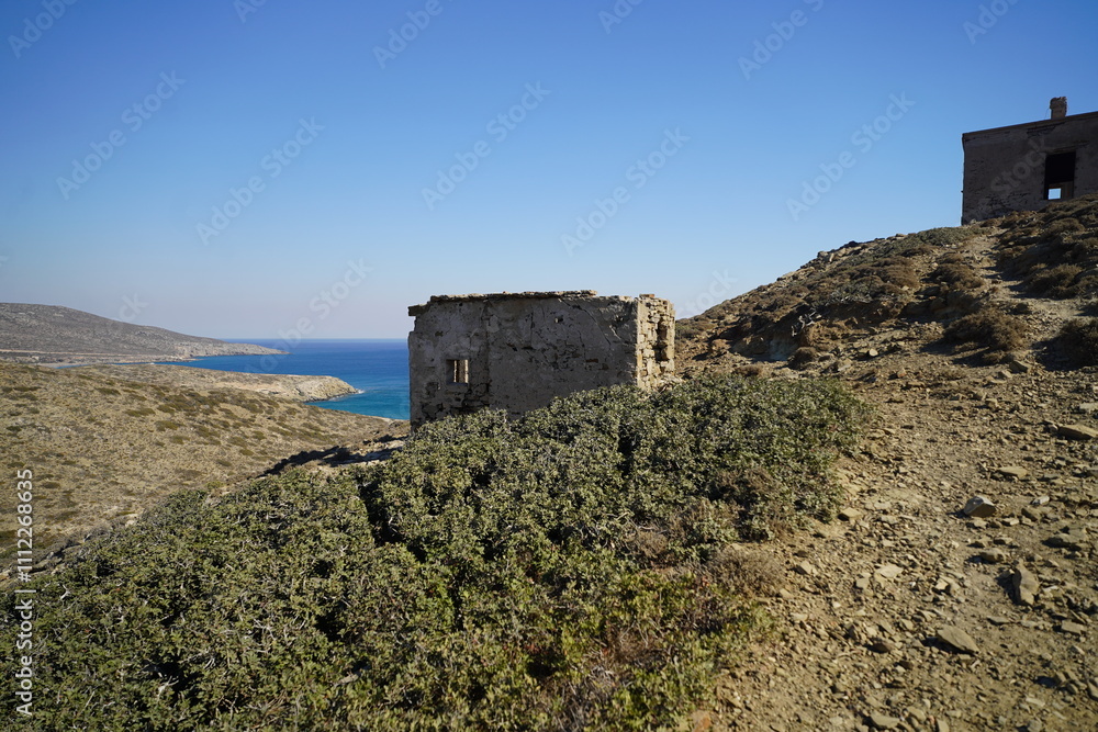 old stone house of Prasonisi beach old stone house of Prasonisi beach