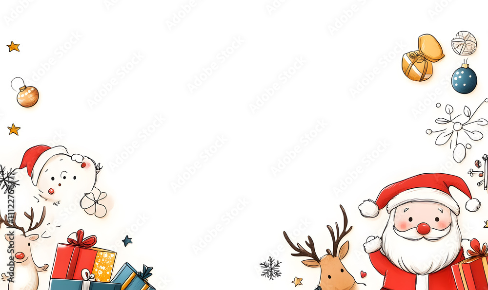 New Year or Christmas festival card poster or wallpaper, it can be used in advertising. There is space to text. New Year or Christmas festival card poster or wallpaper, it can be used in advertising. There is space to text.