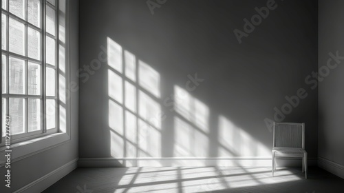 Window light shadow the wall overlay effect