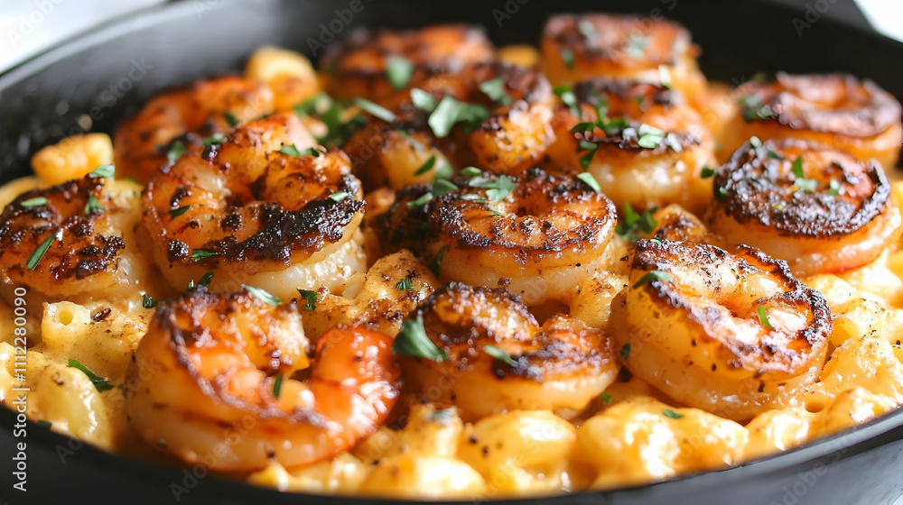 Spicy Shrimp Mac & Cheese: Creamy, Savory Dish Spicy Shrimp Mac & Cheese: Creamy, Savory Dish
