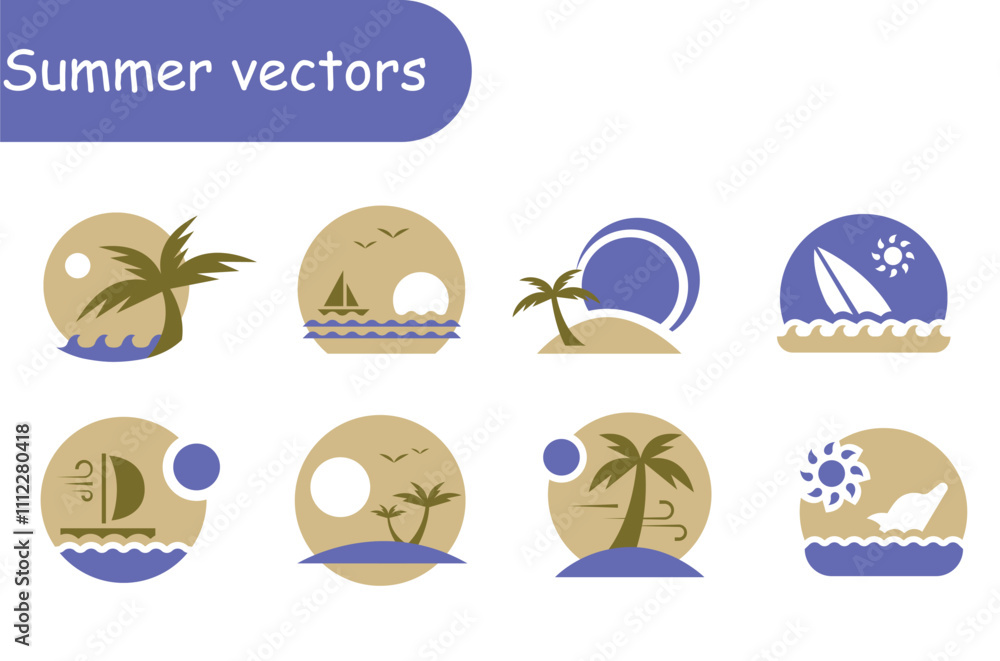 Summer vector design Summer vector design