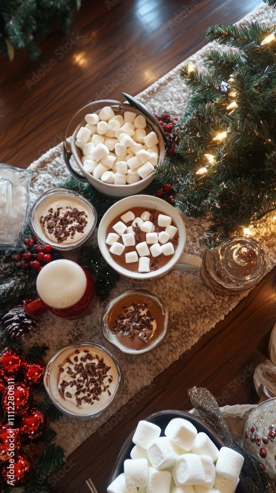 Cozy Holiday Cocoa Setup for Christmas Moments Cozy Holiday Cocoa Setup for Christmas Moments