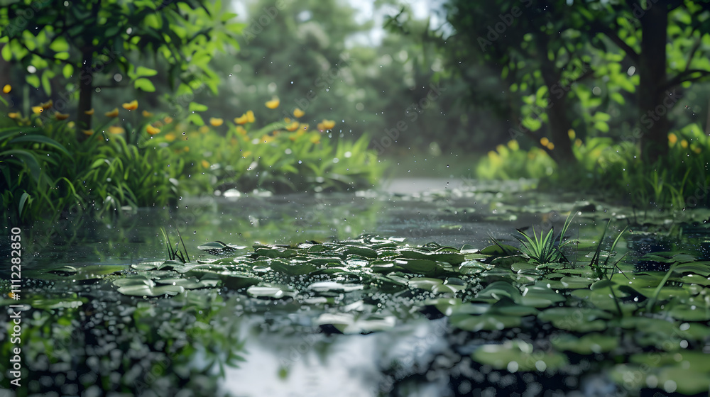 Submerged Pond realistic Submerged Pond realistic