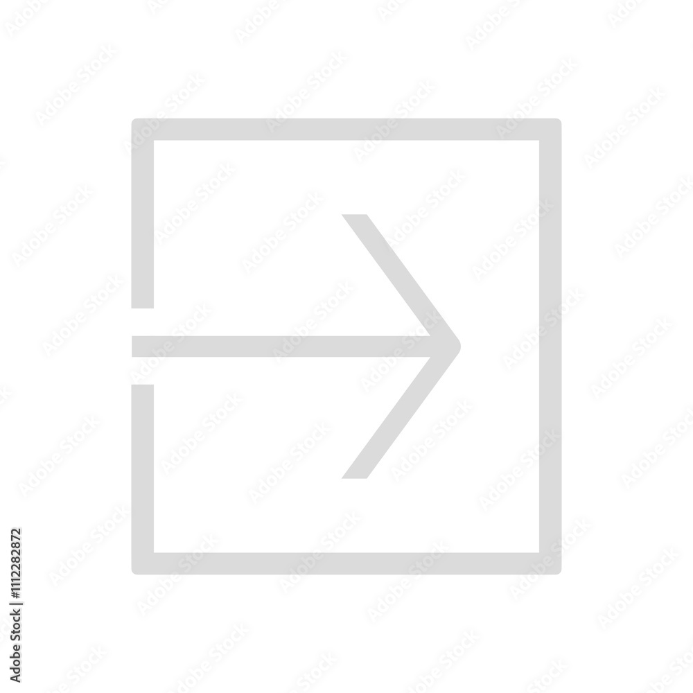 Doodle sign in icon illustration arrow square that can be used for sticker, book, mandala, scrapbook, icon, decorative, etc. with aesthetic colorful gray color Doodle sign in icon illustration arrow square that can be used for sticker, book, mandala, scrapbook, icon, decorative, etc. with aesthetic colorful gray color