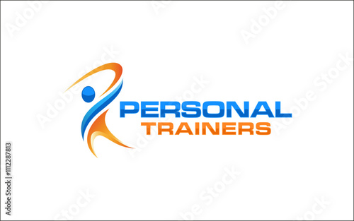 Illustration graphic vector of personal trainer logo design template