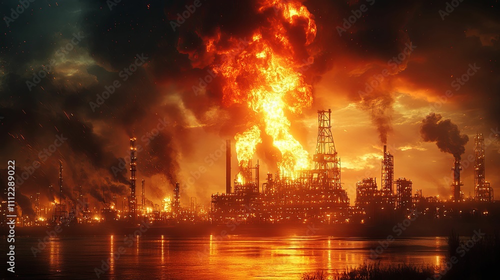 Infernal Refinery Fire Engulfs Industrial Complex Infernal Refinery Fire Engulfs Industrial Complex