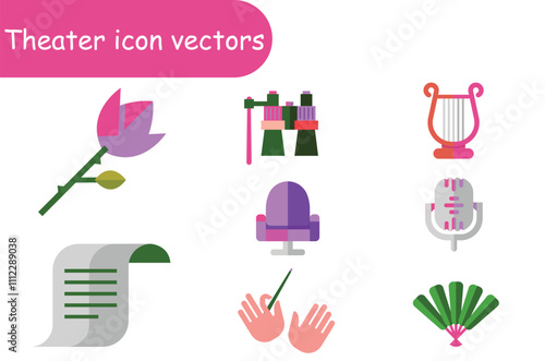 Theater icon vector design 