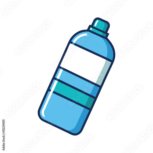 Water bottle vector icon design on white background