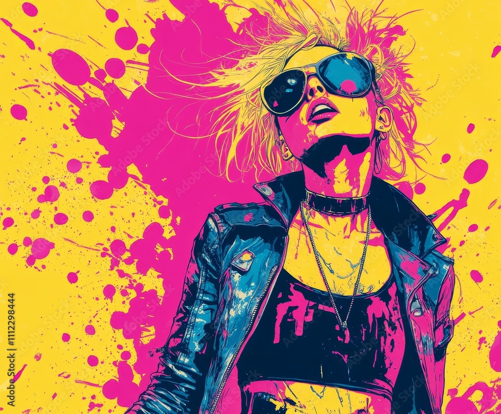 Illustration for Punk music album cover Illustration for Punk music album cover